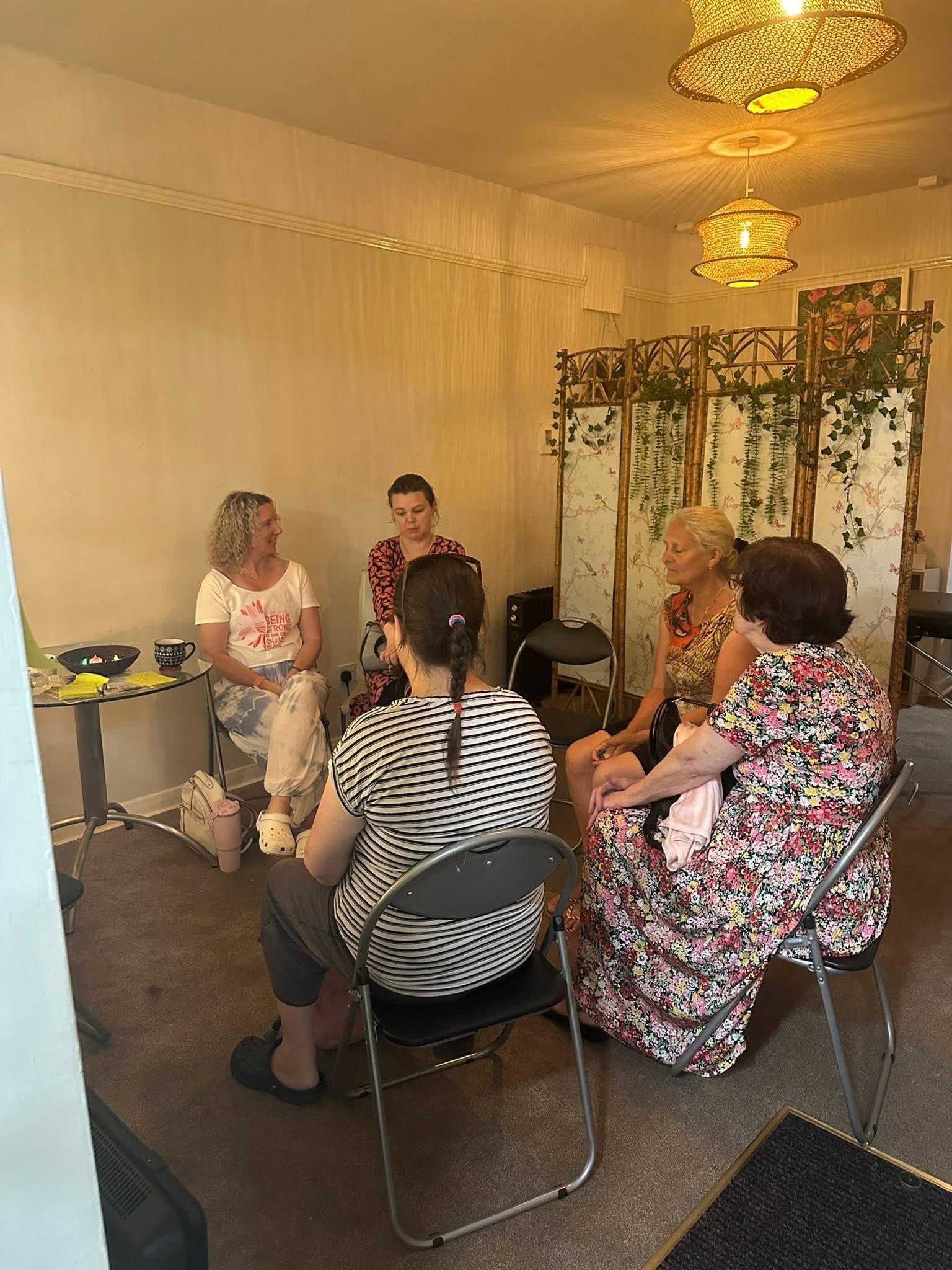 Comfortable therapy room